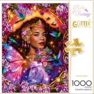 Flights of Fantasy Summer Queen Glitter Edition 1000 Piece Jigsaw Puzzle Buffalo